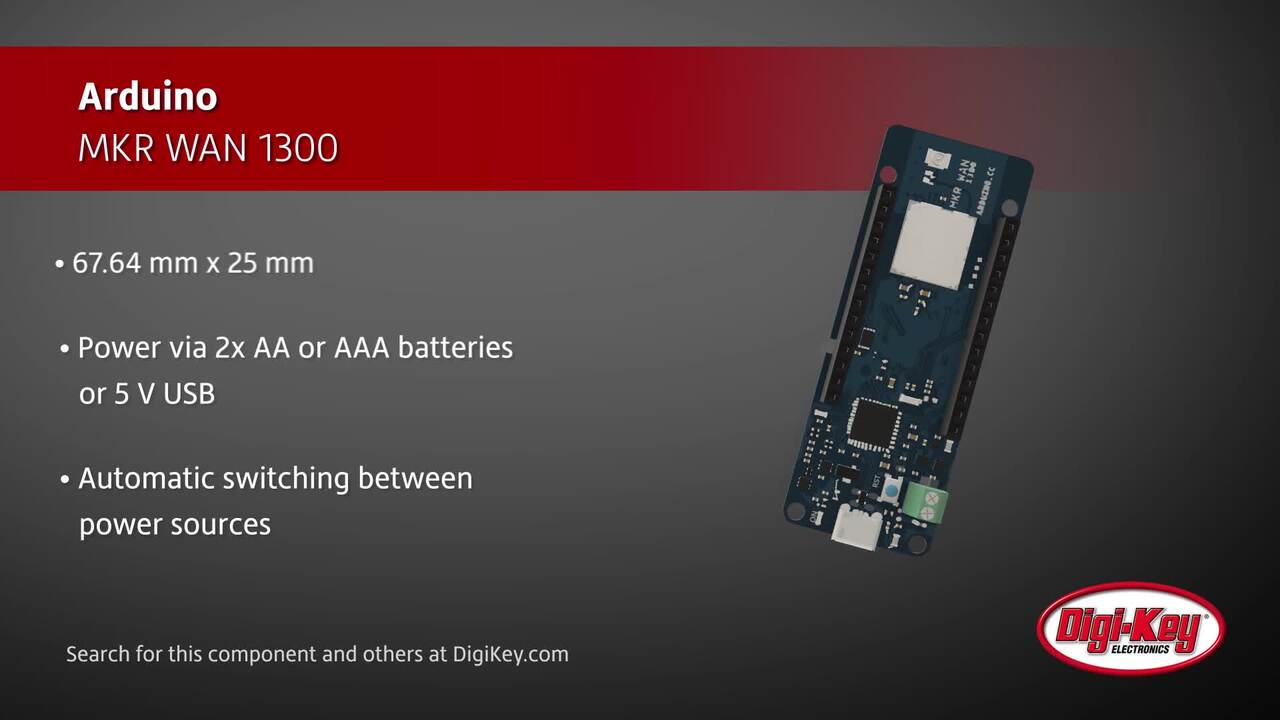 Arduino MKR WAN 1300 | DigiKey Daily