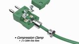 3D Animation of Standard IEC Thermocouple Connector Plug