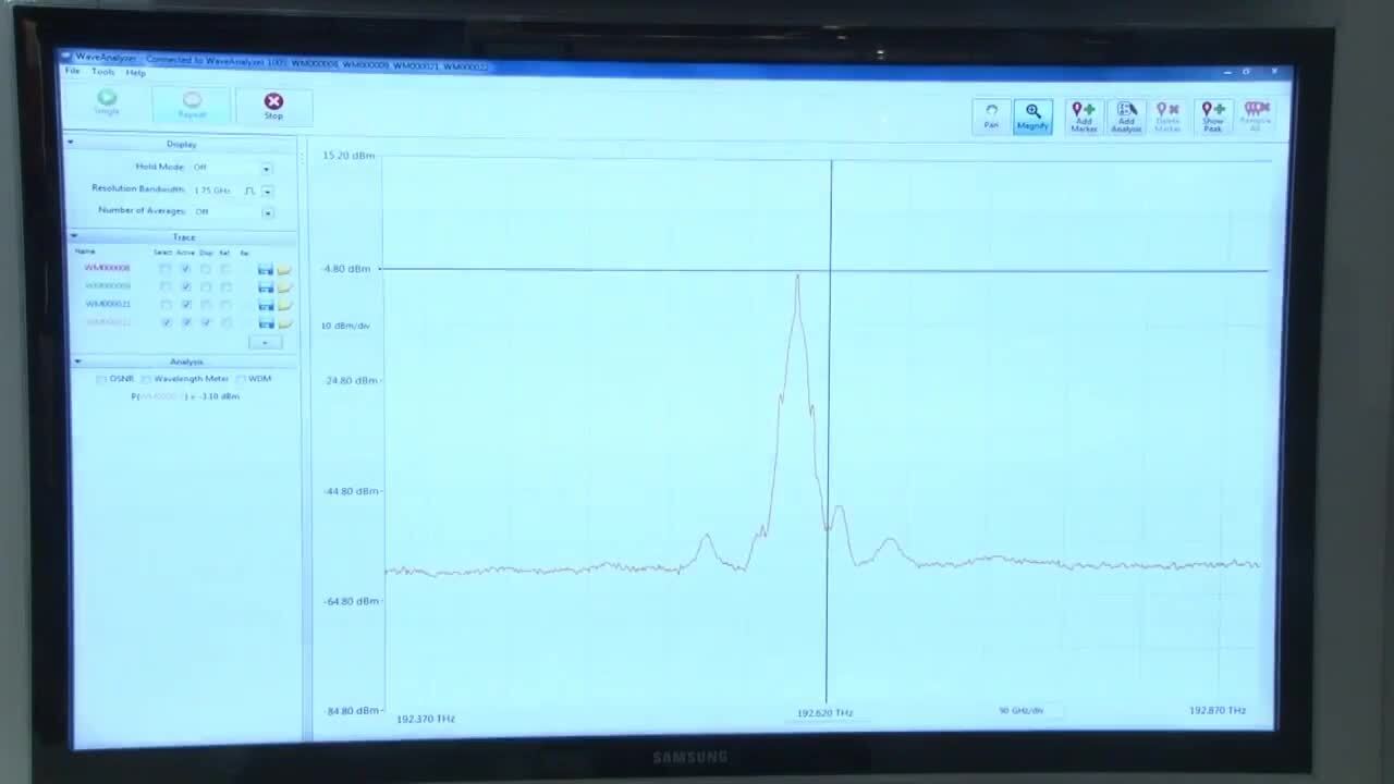 Coherent Demonstrates WaveAnalyzers 100S Compact Optical Spectrum Analyzer at ECOC 2017