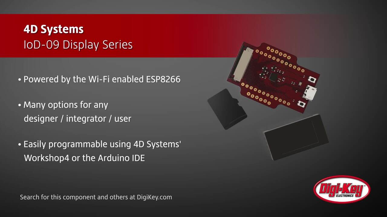 4D Systems IoD-09 Displays Series | DigiKey Daily