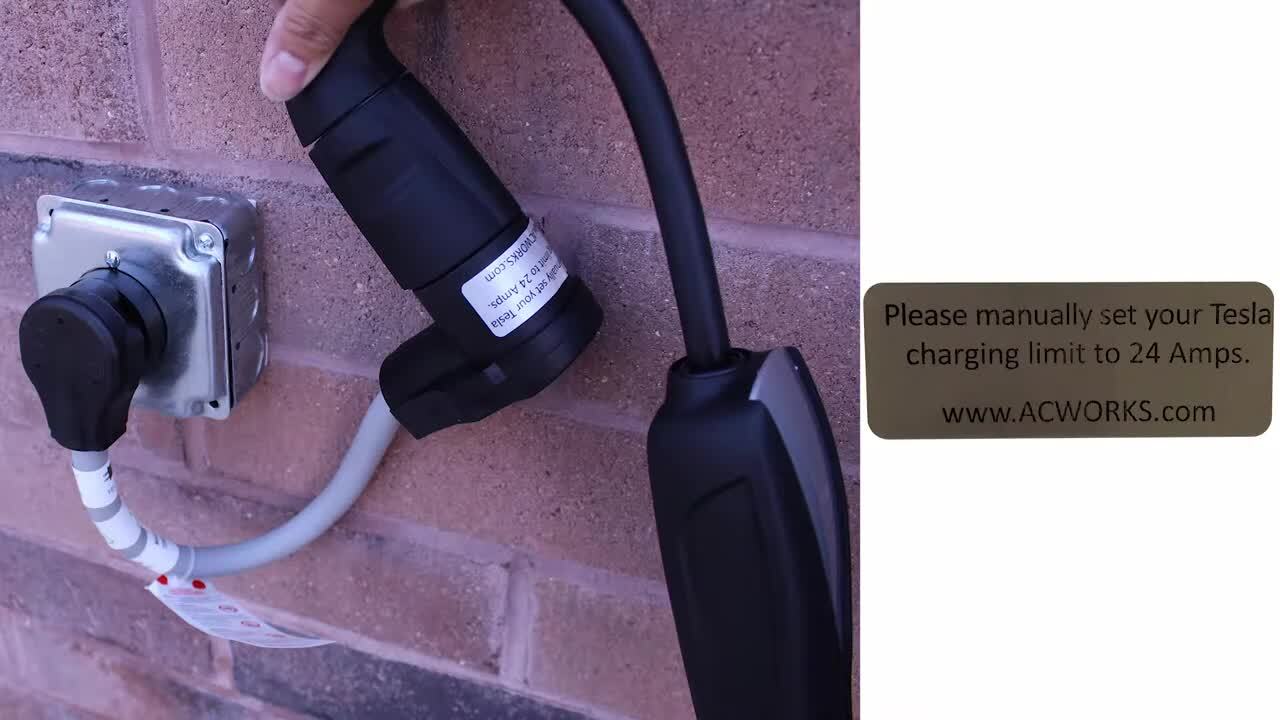 Setting Charging Limits for Your Tesla with AC WORKS® Adapters