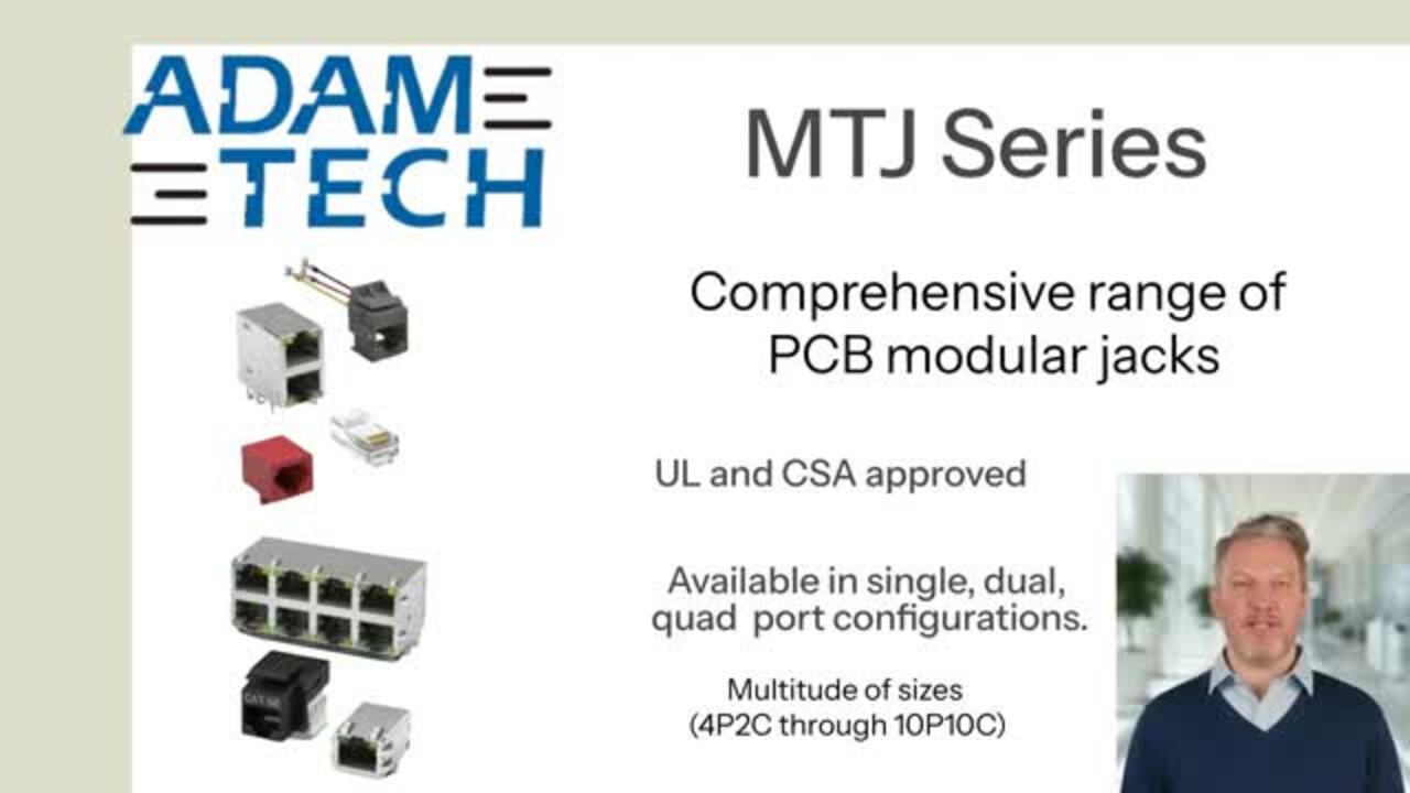 Adam Tech's Modular & Magnetic Jacks