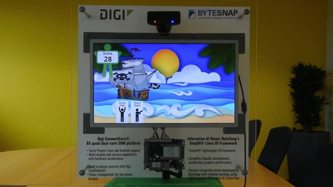 Machine Learning Demo with Digi ConnectCore and ByteSnap SnapUI