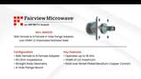 SM4233 SMA Female to N Female Flange Adapter | DC to 18 GHz, 1.2 VSWR