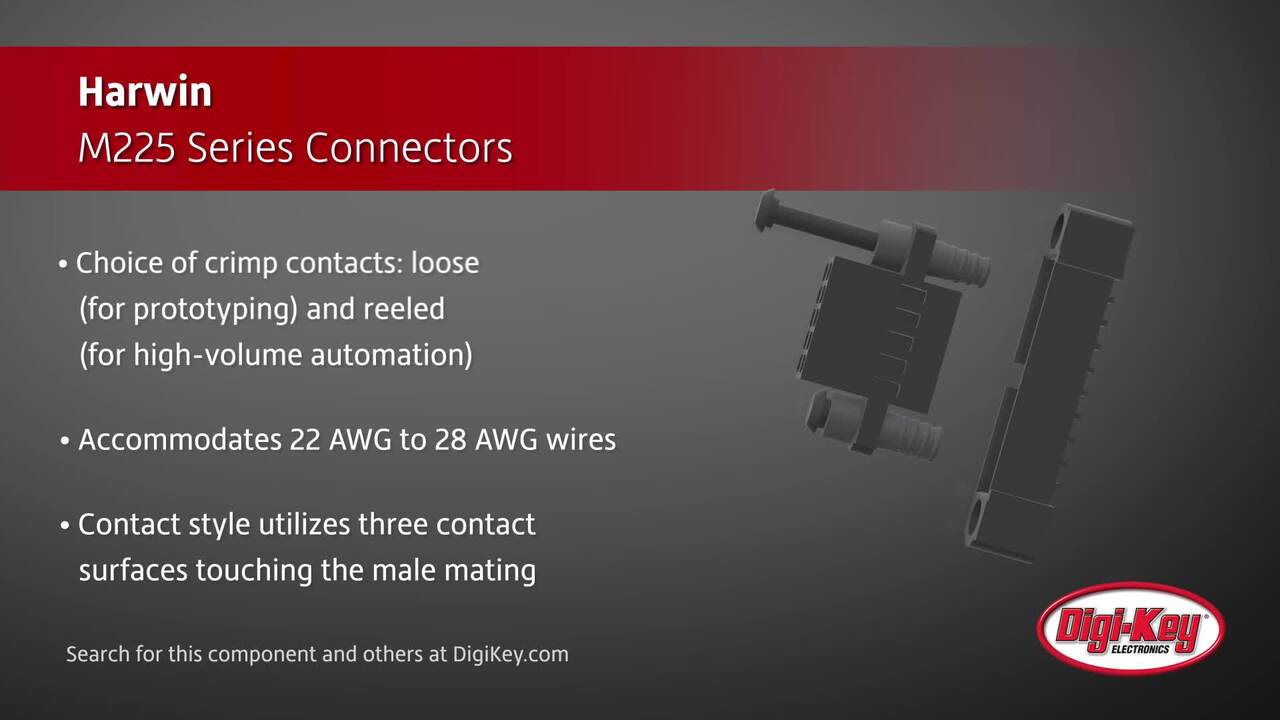 Harwin M225 Series Connectors | DigiKey Daily