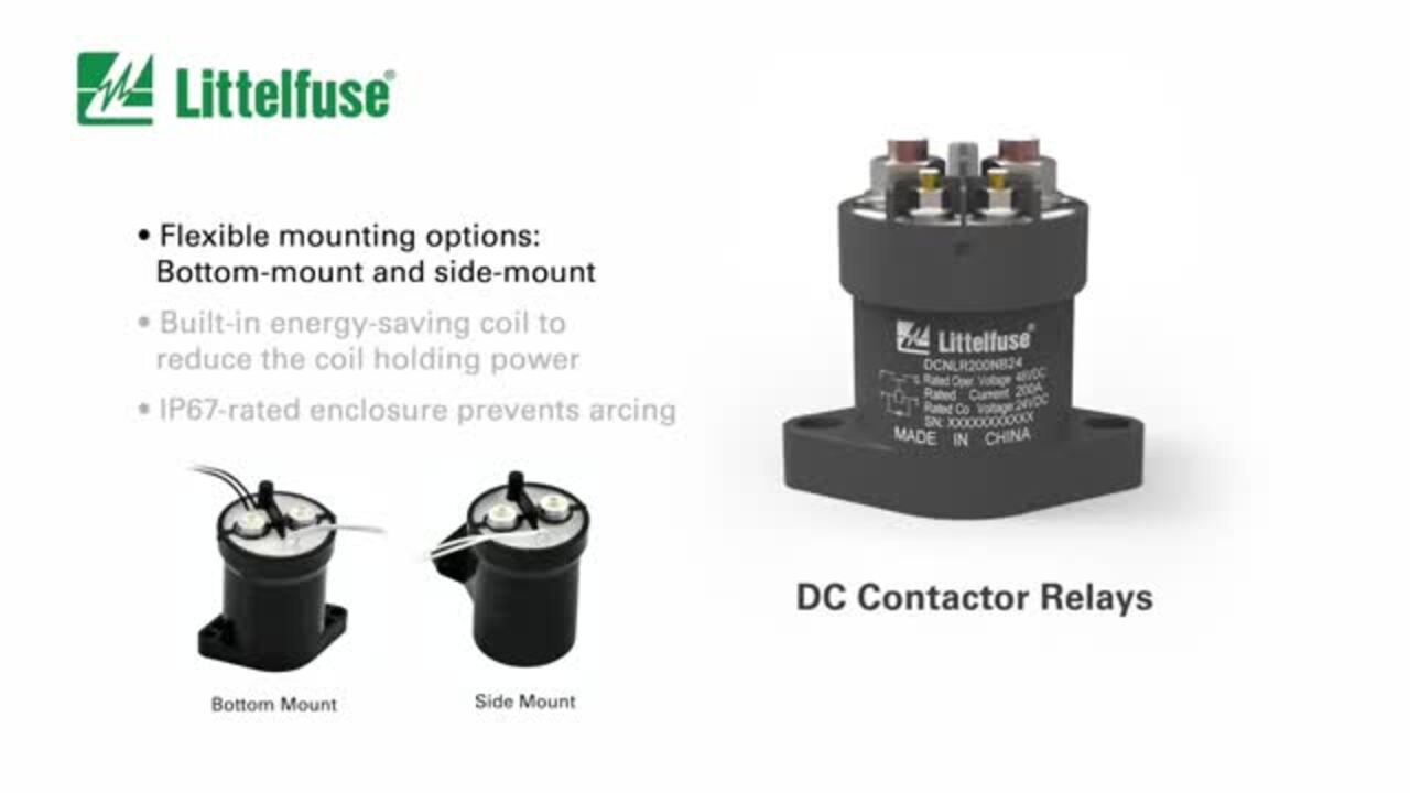 Littelfuse High-Voltage DC Contactor Relays