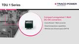 TDU 1 Series – Compact unregulated 1 Watt DC/DC converters (DIP-8) TDU 1 Series – Compact unregulated 1 Watt DC/DC converters (DIP-8)
