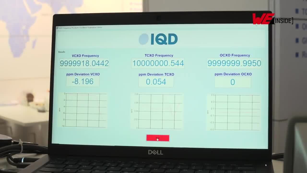 Nick Amey talks about IQD’s new Oscillator Evaluation board at electronica 2018
