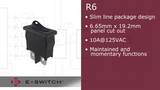 R6 E-Switch Rocker