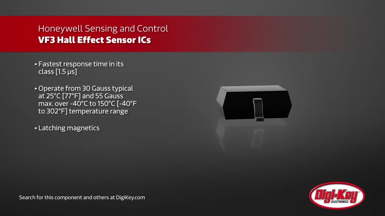 Honeywell Sensing and Control's VF3 Hall Effect Sensor ICs | DigiKey Daily