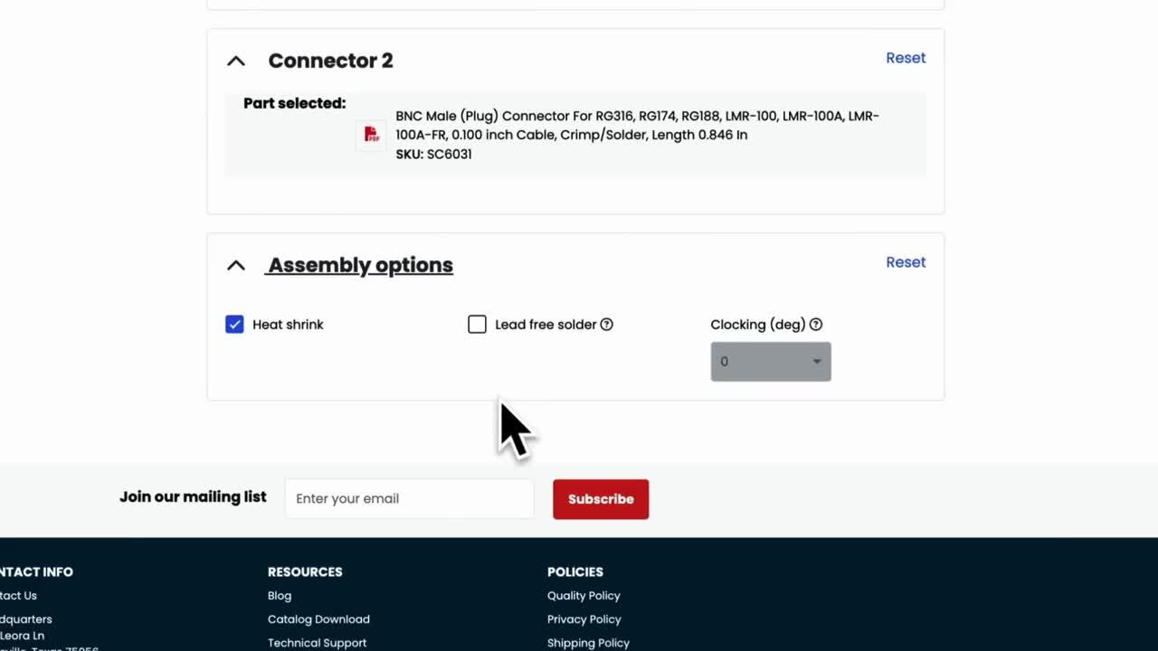 Fairview Microwave RF Cable Designer | Build Custom Cable Assemblies Fast