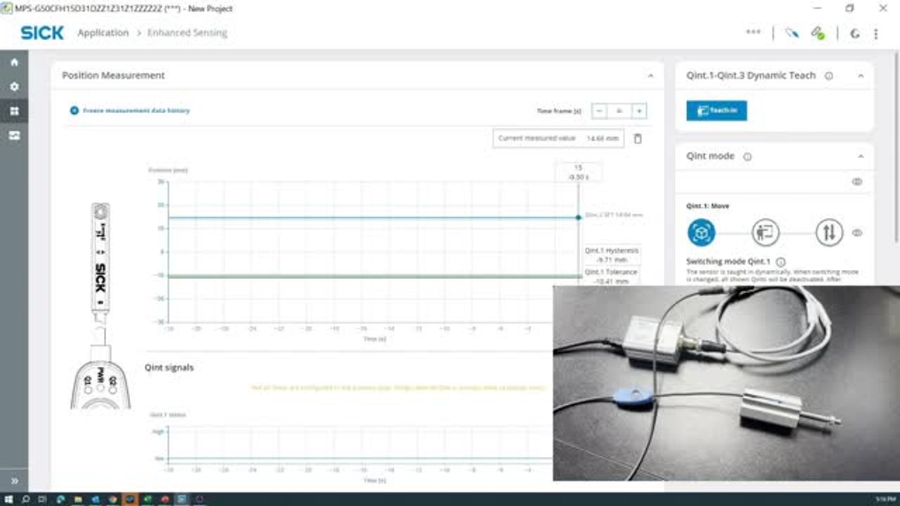SICK MPS-G Cylinder Sensor Demonstration