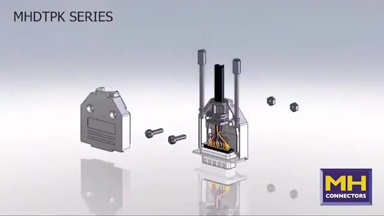 MH Connectors MHDTPK Die-Cast D-Sub hoods