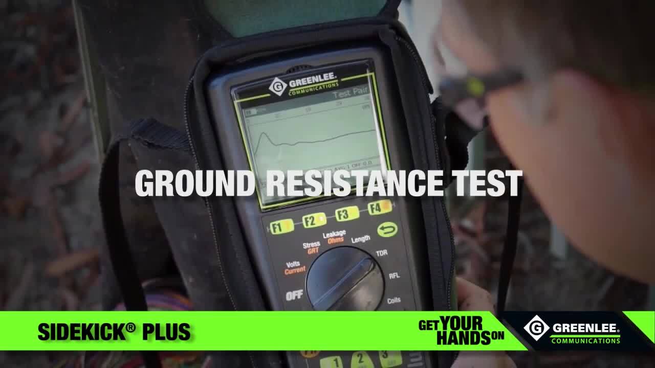 Greenlee SIDEKICK® PLUS Cable Maintenance Test Set Product Overview Video