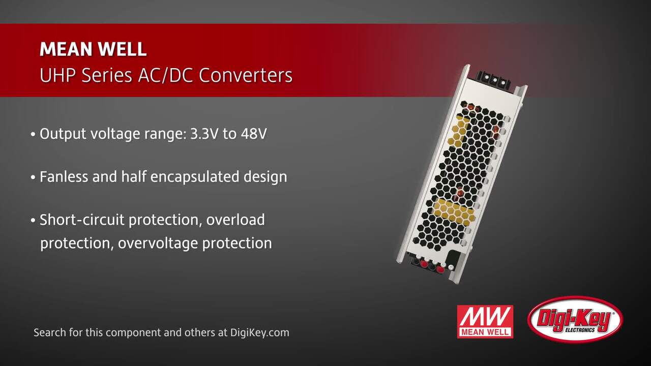 MEAN WELL UHP Series AC/DC Converters | DigiKey Daily