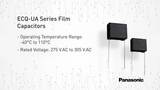 ECQ-UA Series Metallized Polypropylene Film Capacitors ECQ-UA Series Metallized Polypropylene Film Capacitors