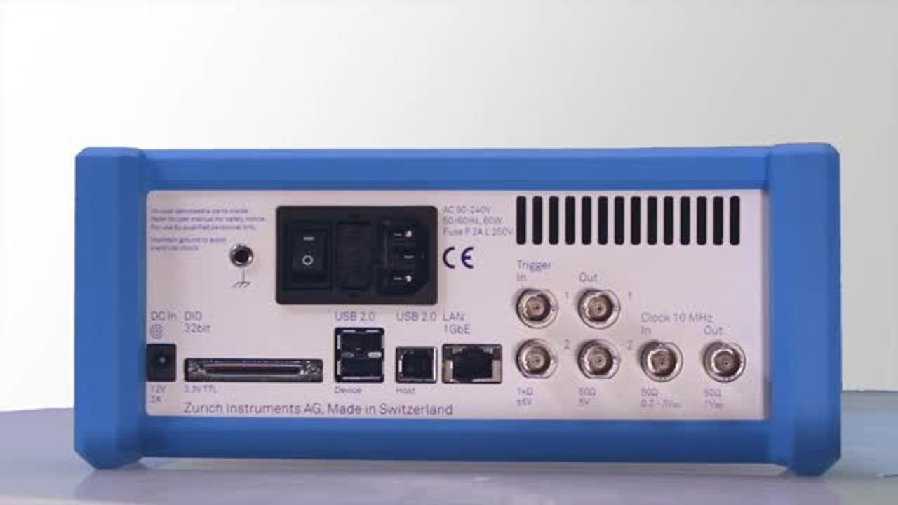 MFLI 500 kHz / 5 MHz Lock-in Amplifier