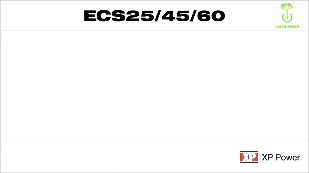 XP Power ECS25-60 Series: 25-60 Watts 2"x3" Open-Frame Power Supplies
