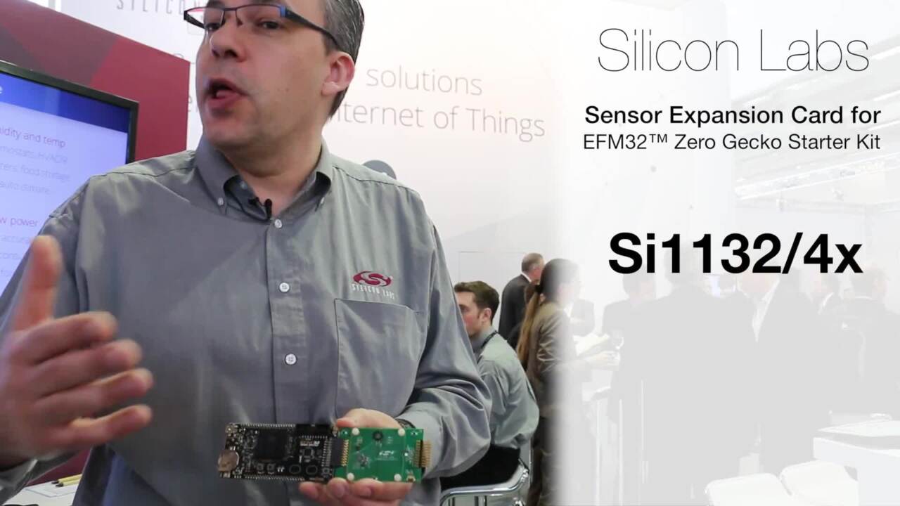 Silicon Labs Si1132/4x Industry's first Ultraviolet Sensor Expansion Board