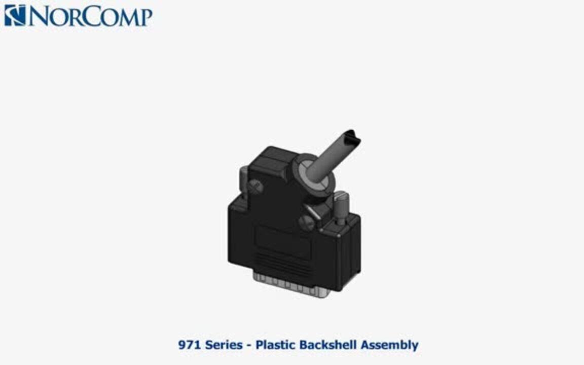 NorComp - 971 Series Plastic Backshell Assembly
