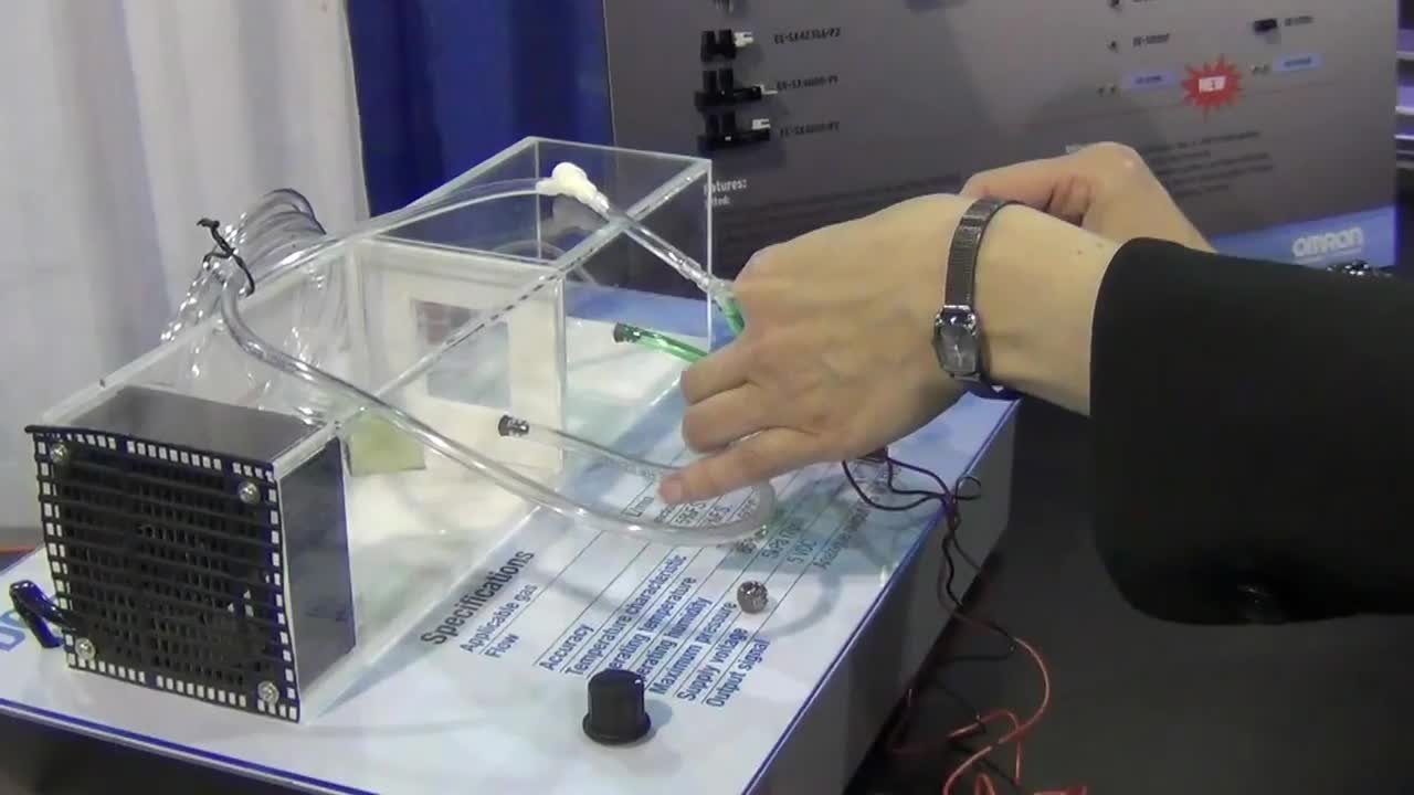Omron Electronic Components Demonstrates NEW D6FPH MEMS Mass Flow ...