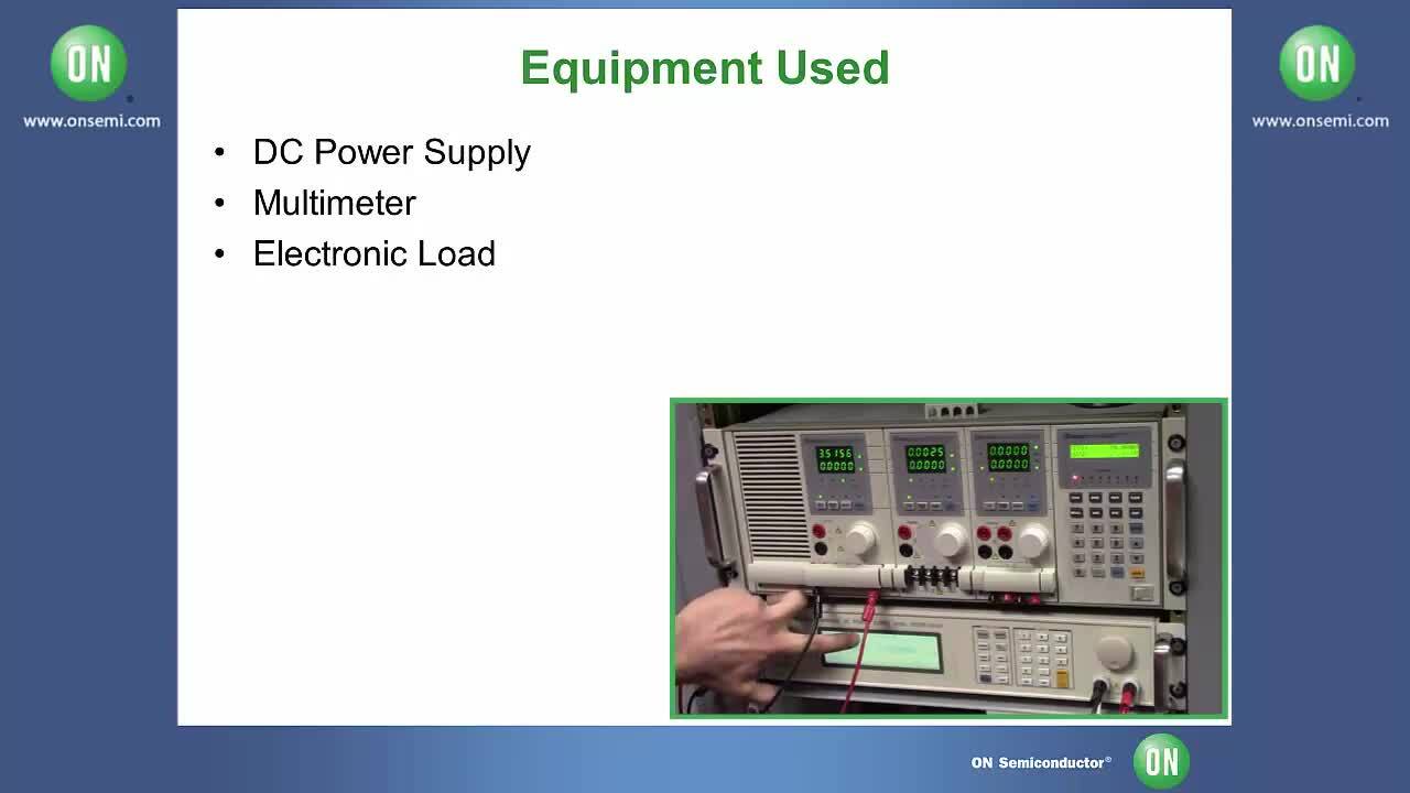 Boost Demonstration Evaluation Board - NCP3065SOBSTGEVB Test Procedure