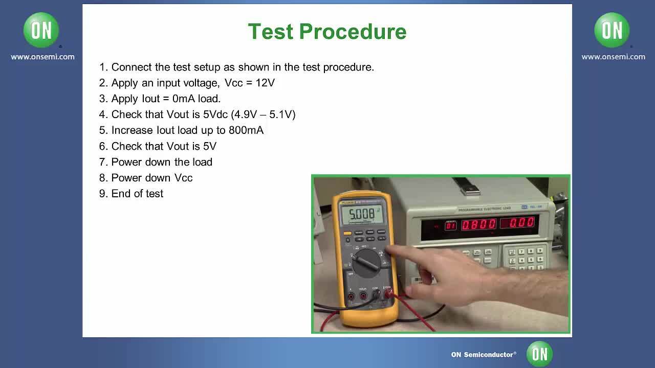 Monolithic Control Circuit Evaluation Board - MC33063DFBCKGEVB Test Procedure
