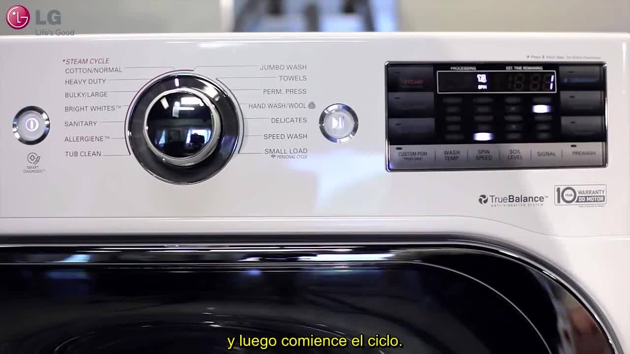 Tutoriales: [Lavadora] Desbloquear una lavadora | LG Ecuador