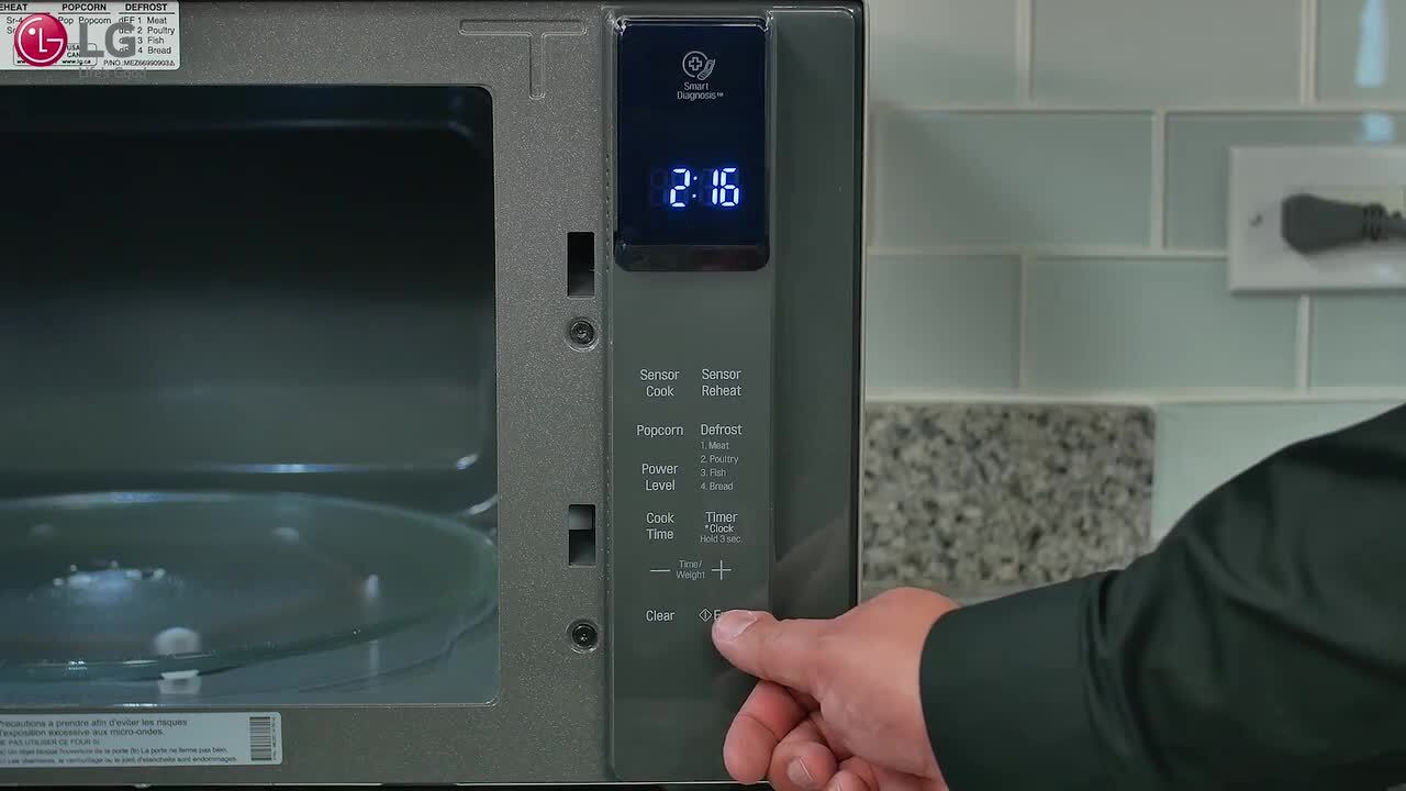 How-to & Tips: How-to & Tips: LG Microwave Oven cavity cleaning process  demo video