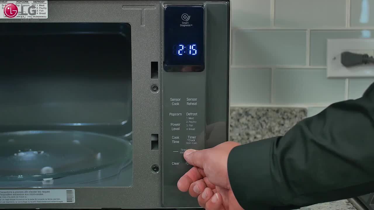 How-to & Tips: How-to & Tips: LG Microwave Oven cavity cleaning process  demo video