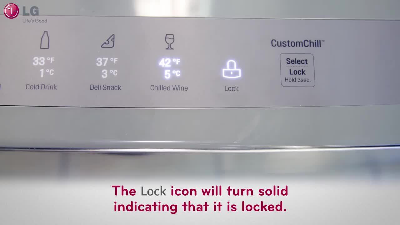 lg refrigerator with customchill drawer