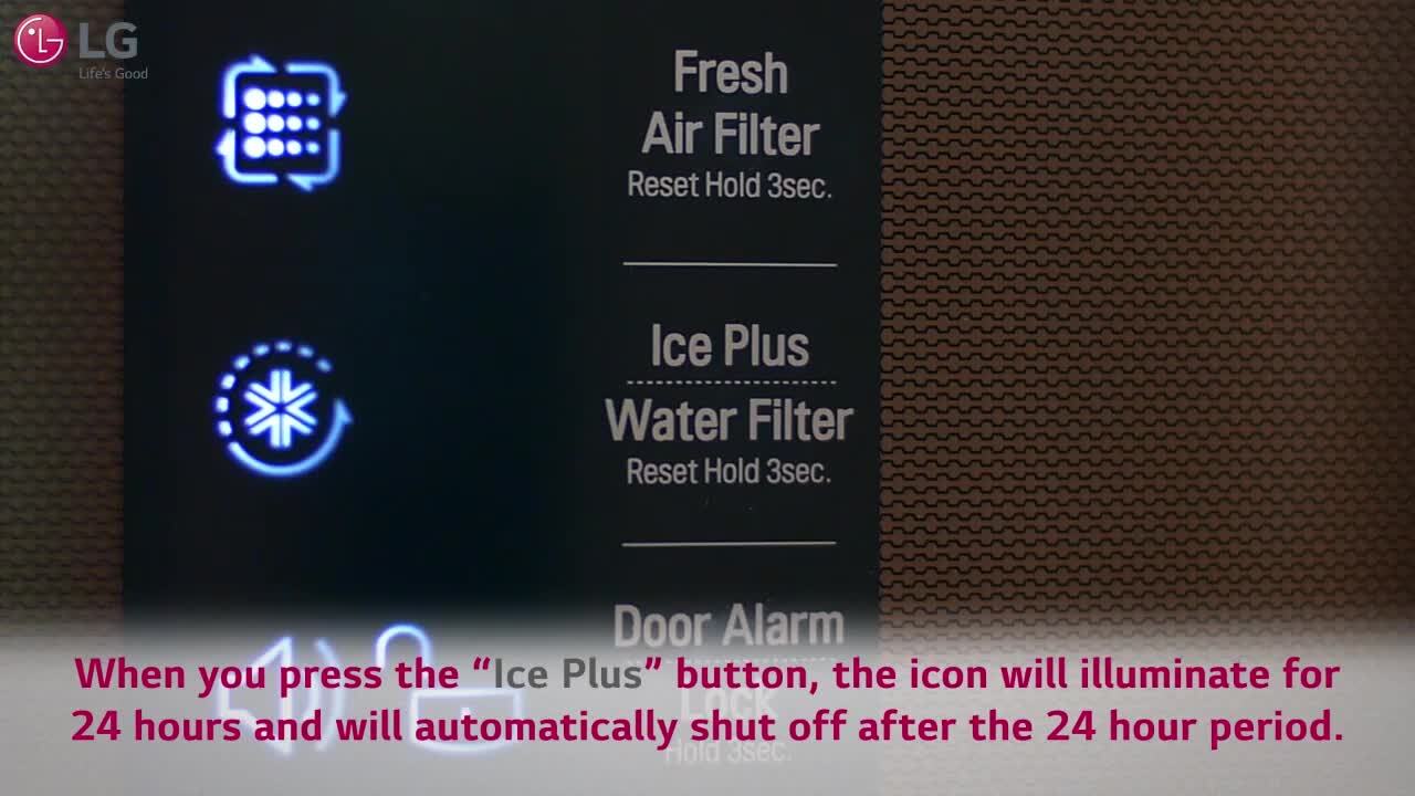 lg refrigerator thinq ice plus