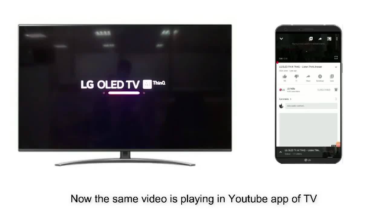 beoefenaar Alarmerend groot How-to & Tips: How to screen share on LG TV when watching YouTube & Netflix  on phone | LG India Support