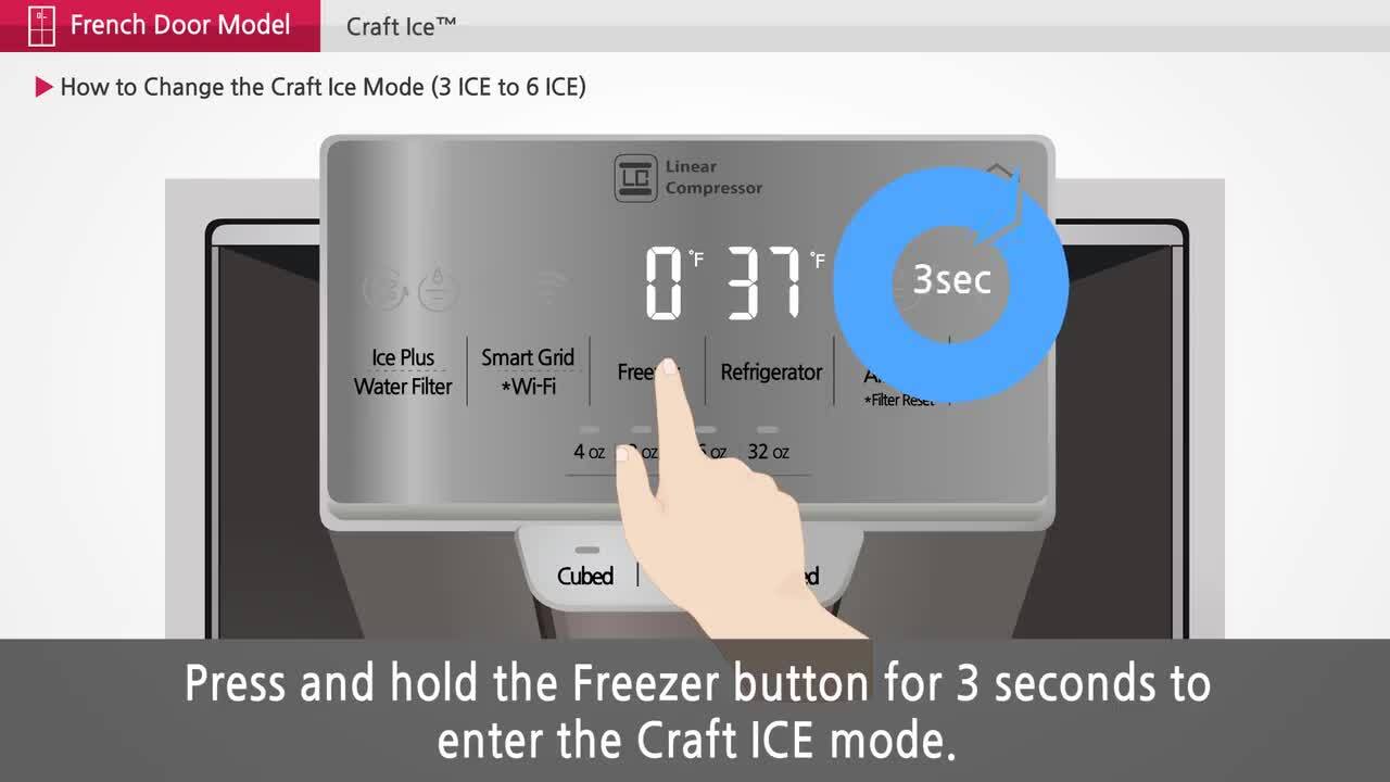 How to Change the Craft Ice Mode