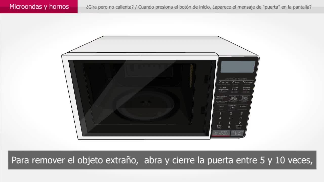 Diploma yo auricular Ayuda: Ayuda: ¿Gira pero no calienta? (Microondas y hornos) | LG Mexico