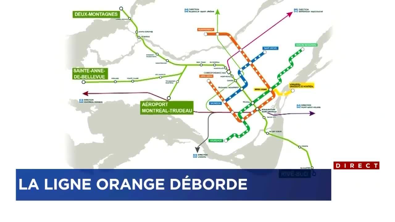 Ligne Orange Au Point De Saturation Un Enjeu De Securite Publique Tva Nouvelles