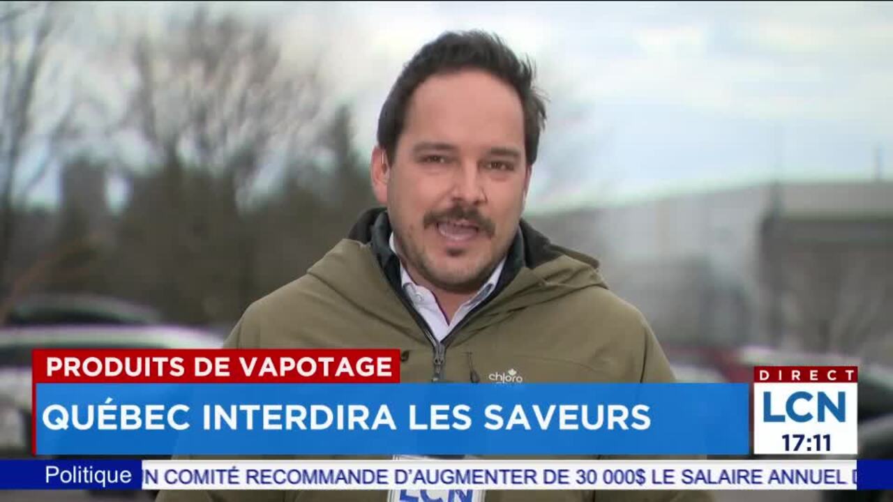 Vapotage: Québec interdit les saveurs : explications 17h