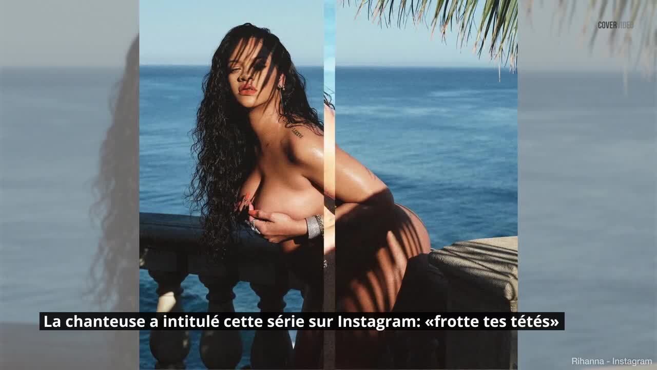 Rihanna pose quasi nue pour une séance de photo de grossesse - images Cover  Media