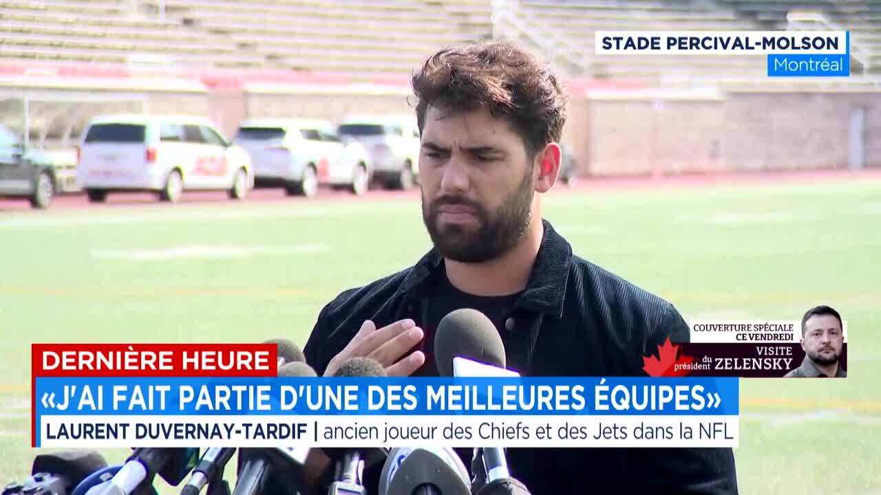 Laurent Duvernay-Tardif de retour dans la NFL avec les Jets