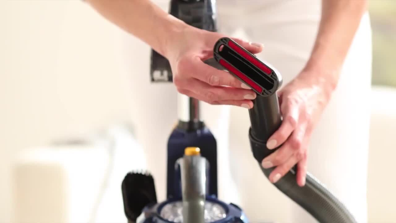 Eureka PowerSpeed Pet Cord Rewind Washable Upright Bagless Vacuum