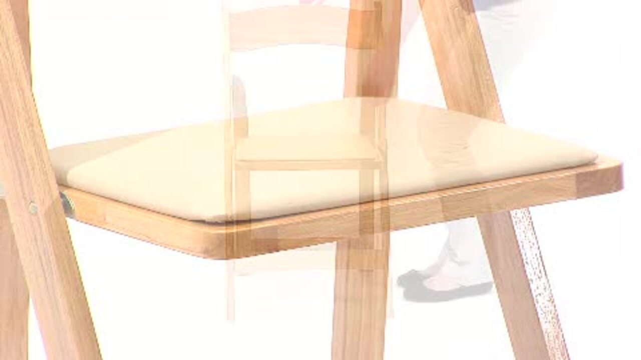 Carnegy Avenue White Wood Folding Chair (2-Pack) CGA-XF Carnegy Avenue White Wood Folding Chair (2-Pack) CGA-XF