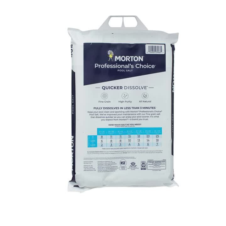 Morton Salt 40 lb. Professional s Choice Pool Salt F124660000