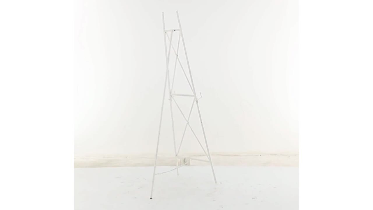  White Easel Stand for Wedding Sign - 66 Inches