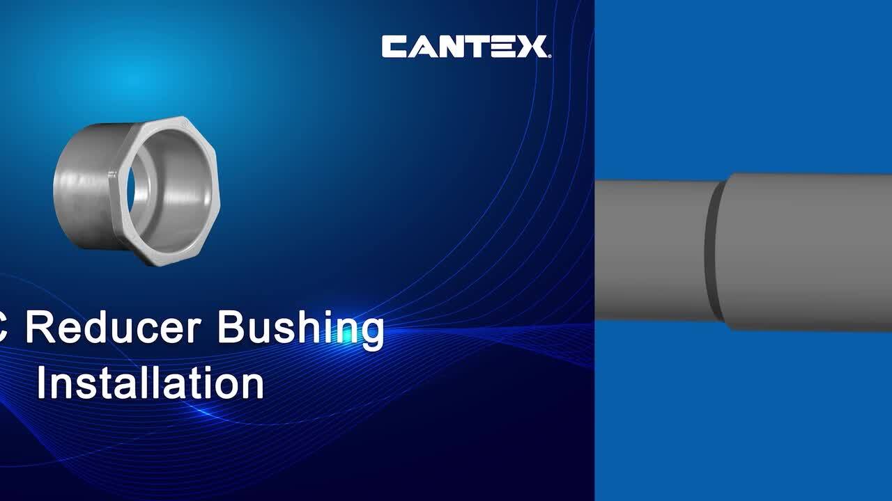 Cantex 1 in. PVC Male Terminal Adapter Conduit Fitting for Cantex