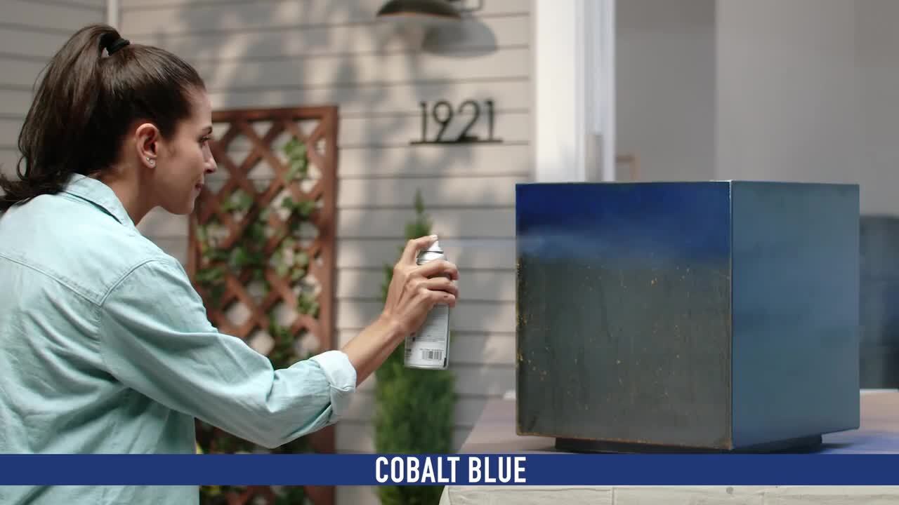 Rustoleum cobalt blue hot sale spray paint