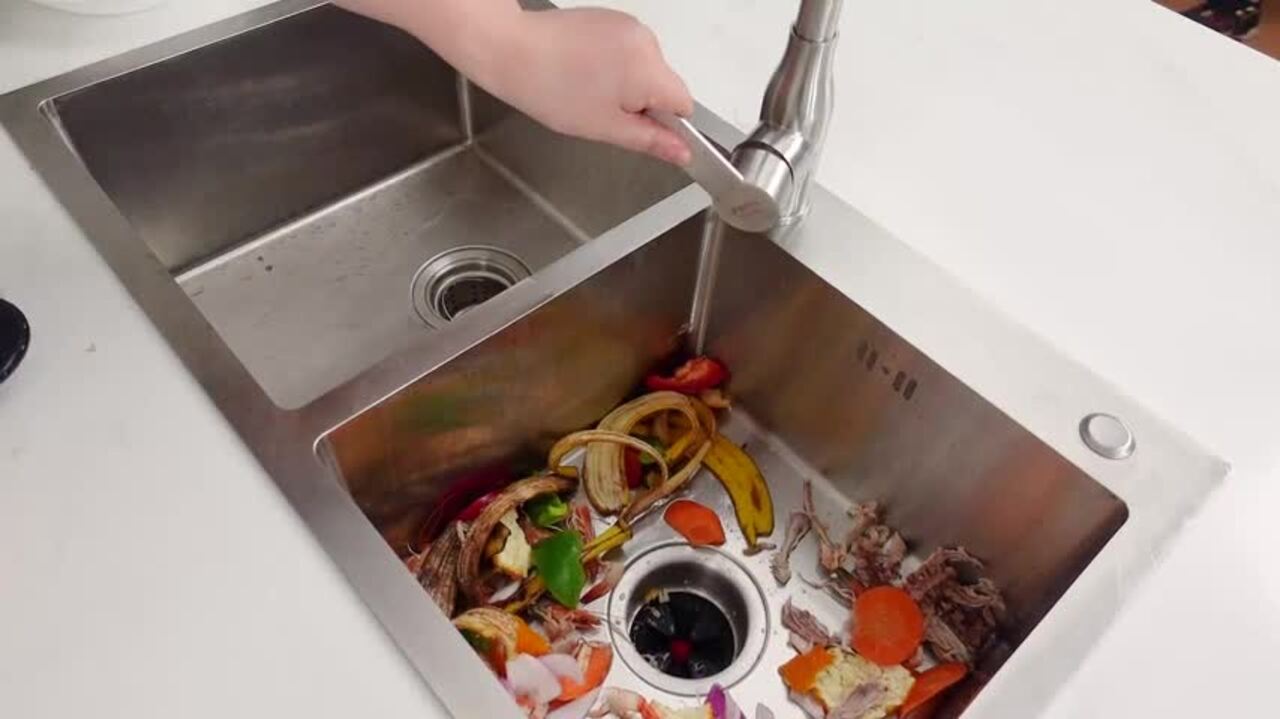 High-Tech Trash: This Kitchen Bin Turns Food Scraps Into Feed - CNET