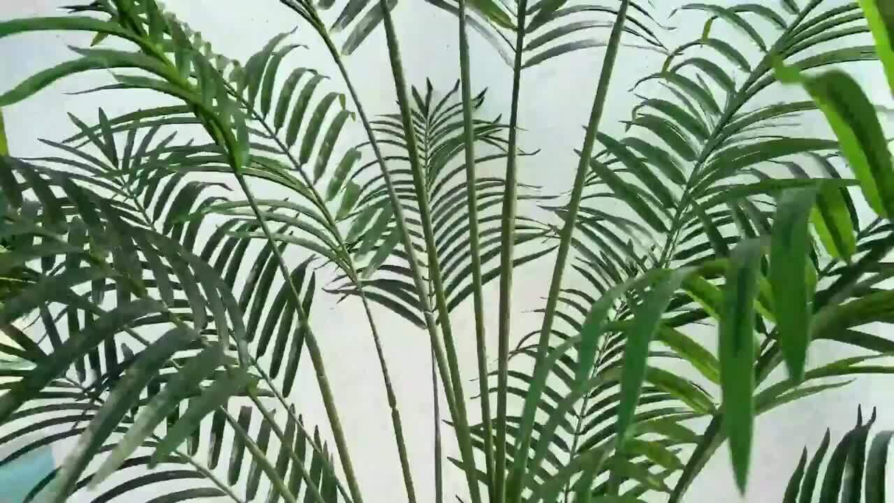 DR.Planzen 7 ft. uv Resistant Artificial Palm Tree With Grey Tall