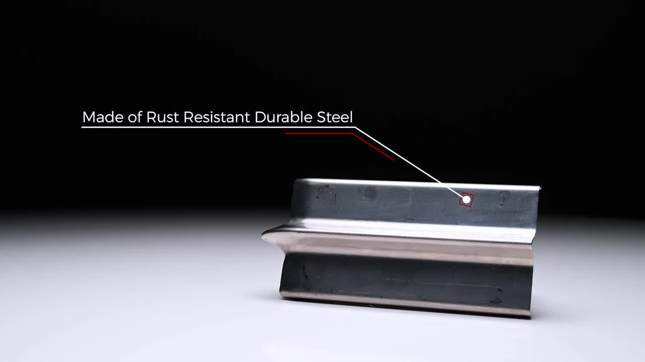 Husky 6 in. x 3 in. Stainless Steel Edger with 3/8 in. R 57493