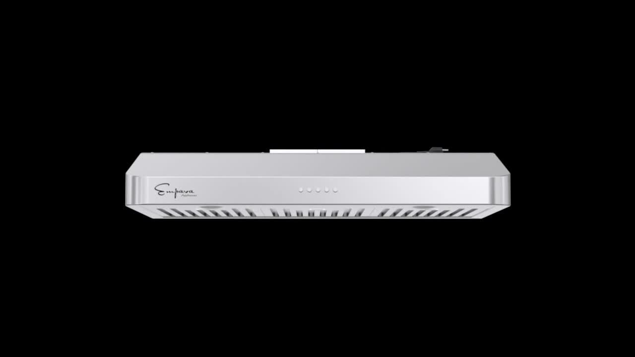 Empava 30 in. 500 CFM Ducted Under the Cabinet Range Hood with LED