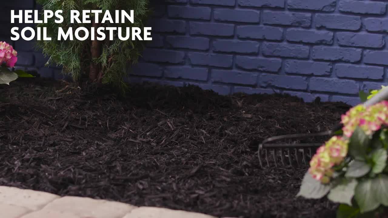 NatureScapes 2 cu. ft. Classic Black Color Enhanced Mulch